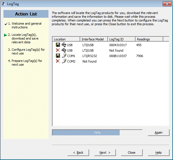 Configuring A Logtag For Recording Logtag Temperature Loggers