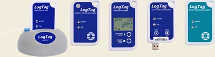 The range of LogTag temperature loggers